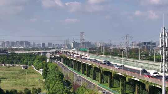 上海罗山高架路  沪奉高速  城市快速路