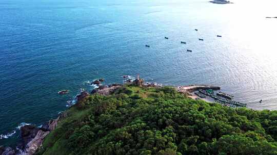 广东阳江海陵岛旅游风光航拍