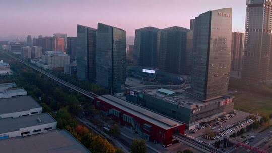 北京大族广场航拍