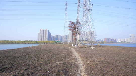 武汉东西湖黄塘湖公园风景