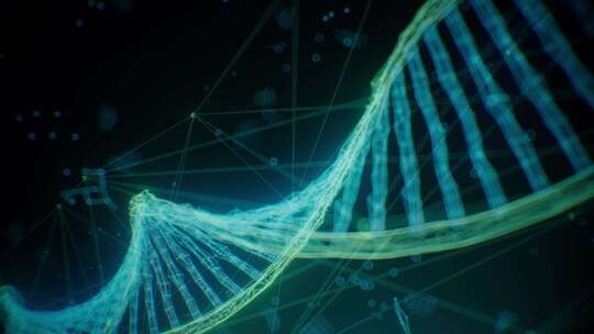 DNA 双螺旋2视频素材模板下载