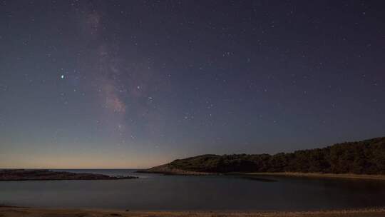 【合集】夜晚星空银河星系