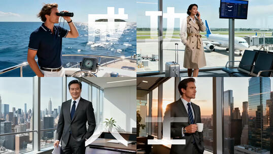 成功人士商务人士醛商人精英事业生活工作