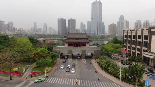 航拍广东惠州城市宣传片视频素材模板下载