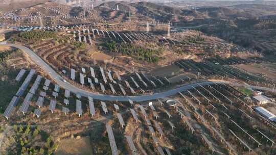 公路 航拍 自然 城市 建设