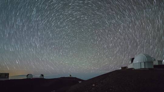 星河变幻延时拍摄