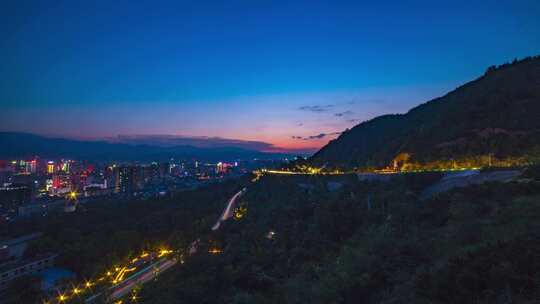 宝鸡延时风景