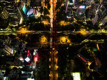 深圳市航拍延时夜景