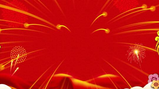 2023兔年吉祥贺岁祝福新春拜年AE视频