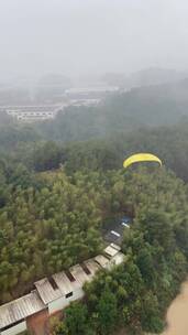 飞行 动力滑翔伞飞行 空中视界