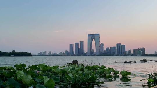 苏州城市景观街景 4k