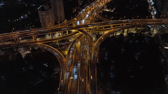 南北高架夜景航拍