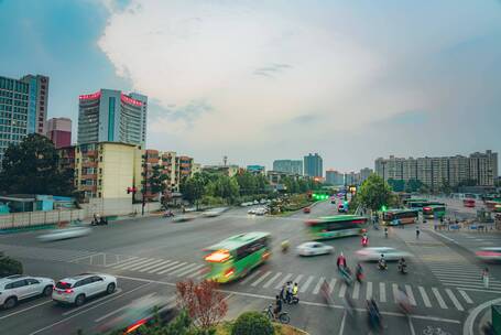 河南郑州火车站延时