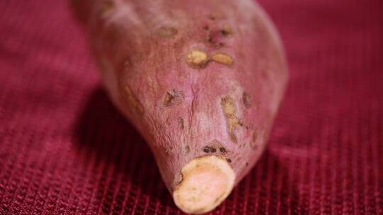 【镜头合集】长黑斑的腐烂红薯