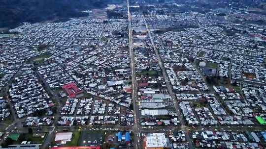 城市道路交通天际线