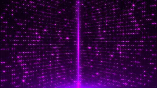 紫色闪烁LED灯背景循环V4
