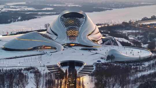 哈尔滨大剧院 剧院 艺术建筑 城市地标