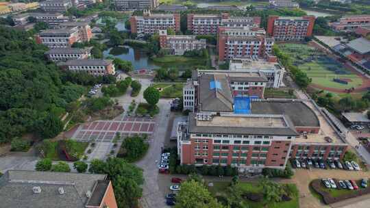 航拍福建华南女子学院