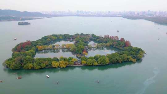杭州城市风景视频素材航拍