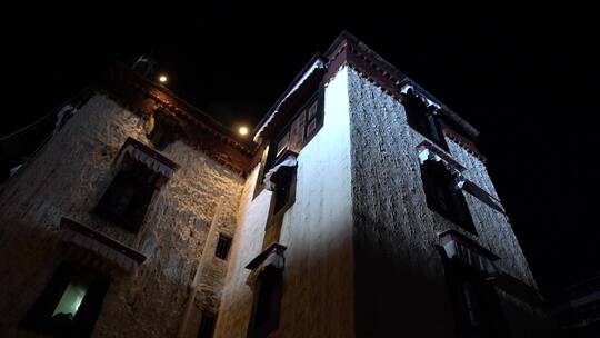 日喀则扎什伦布寺夜景