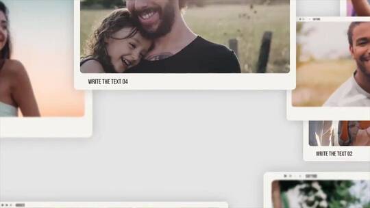 唯美优雅照片过渡幻灯片AE模板