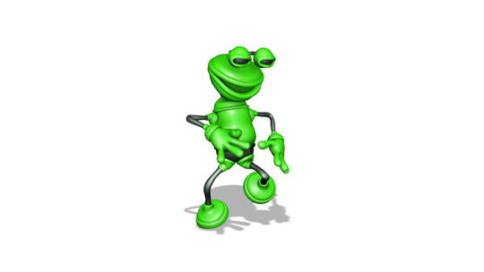 有趣的青蛙跳舞动画