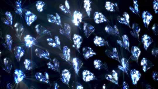 闪闪发光的多色抽象镜子钻石背景。4 K视频素材模板下载