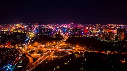 晋城夜景延时摄影