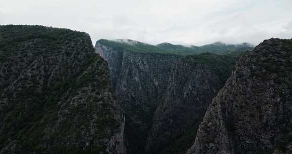 峡谷，土耳其，丘陵，偏远