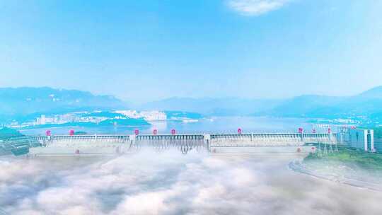 三峡库区三峡大坝长江长江三峡大国重器视频素材模板下载