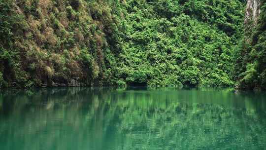 绿水青山江河峡谷自然风光