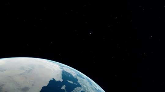 从太外空看地球的视角