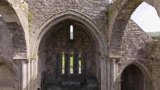 Corcomroe Abbey，中世纪，