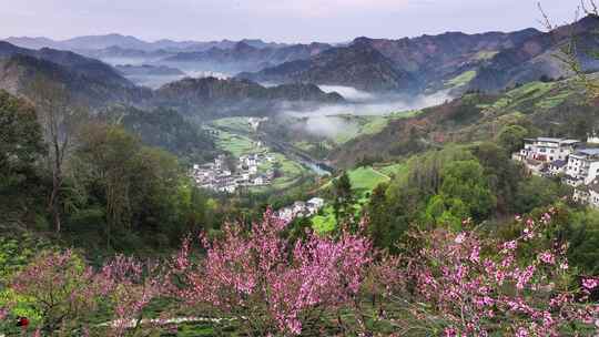 石潭云雾 石潭村 歙县 安徽山水 村落