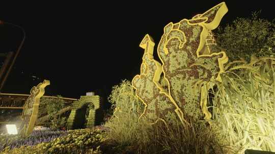 长安街抗日战争胜利80周年主题纪念花坛