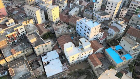 航拍 福建 莆田市 秀屿 莆禧古城 风景