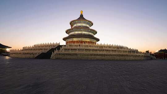 北京城市风景 大范围移动延时