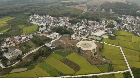 乡村振兴新农村建设航拍