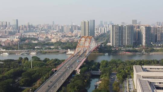 广东省佛山市城市风光航拍