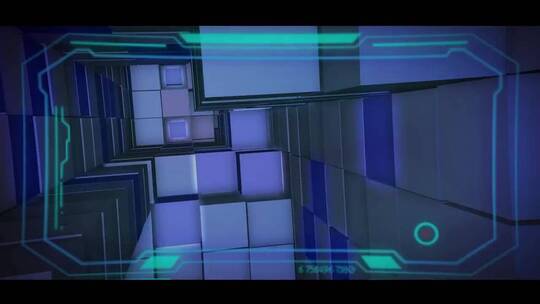 动感时尚简约立方迷宫文本AE模板