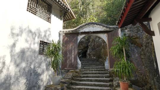 浙江温州南雁荡山东西洞景区自然风景视频素材模板下载