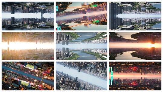 镜像城市 盗梦空间高清在线视频素材下载