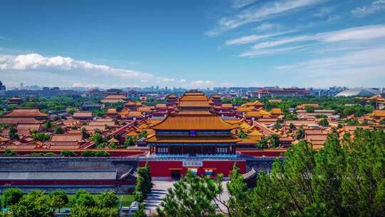 故宫全景中轴线延时