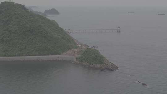防城港怪石滩航拍视频素材模板下载