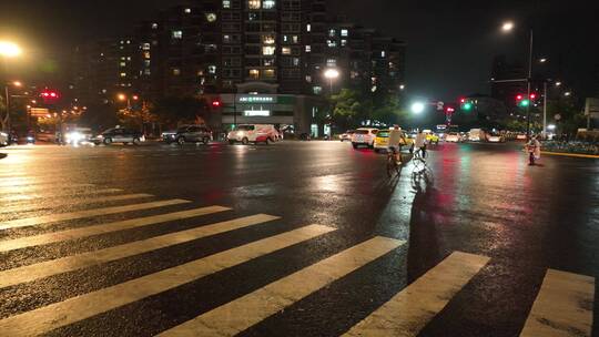 上海浦西虹口区路口视频素材模板下载