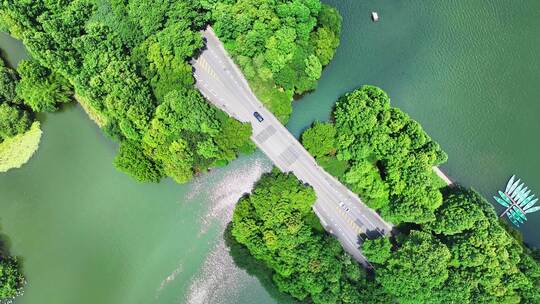 中国杭州西湖风景名胜区杨公堤
