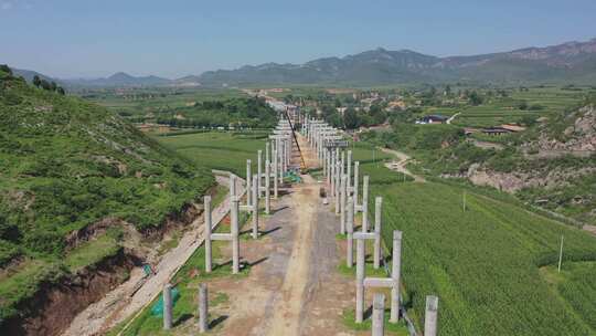 高速路桥梁建设视频素材模板下载