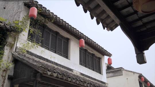 【空镜】4k江南建筑-古镇-街景-log原片视频素材模板下载