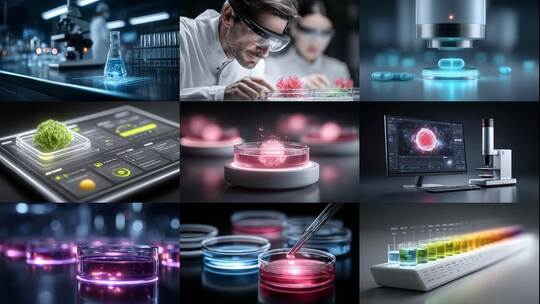 生命科技前沿研究探索高清在线视频素材下载