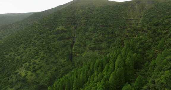 弗洛雷斯岛，亚速尔群岛，山脉，无人机